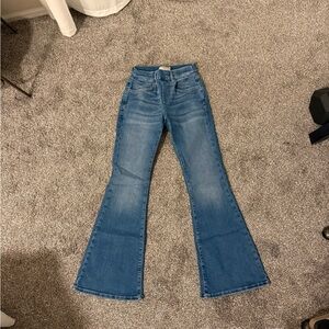 Free People CRVY Infinite Stretch Pull-On Flare Jeans